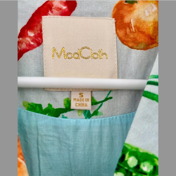 Size S Modcloth Vegetable Dress - Picture 4 of 5